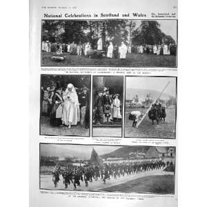   1908 EISTEDDFOD LLANGOLLEN BRAEMAR BALMORAL BUTE OVAL