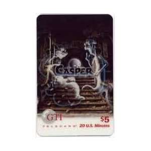 Collectible Phone Card $5. Casper The Friendly Ghost Movie Casper 