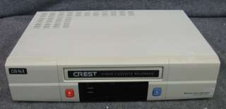 Crest CVR 96R Video Cassette Recorder RS 232C RS 485  