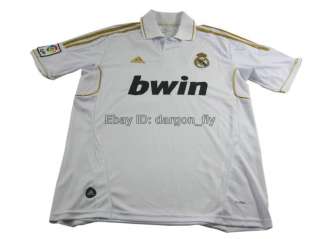 Real Madrid 2011/2012 Home Soccer Jersey Shirts S/M/L/XL LFP  