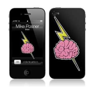   Skins MS MPOS10133 iPhone 4  Mike Posner  Brain Skin Electronics