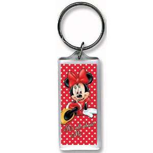  Disney All About Me Minnie Lucite Keychain