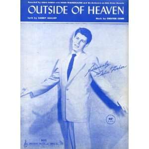  Outside of Heaven Vintage 1952 Sheet Music recorded by 