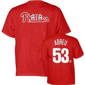 Bobby Abreu Majestic Player Name & Number Philadelphia Phillies Youth 