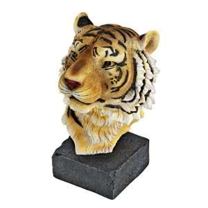  On Sale  Solitary Predator Bengal Tiger Sculptural Bust 