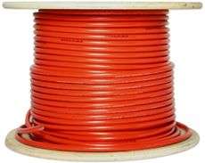 MONSTER CABLE RED 50 10 GAUGE SUBWOOFER SPEAKER WIRE 10 AWG RED   50 