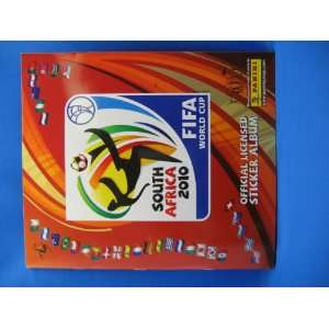 2010 Panini Fifa World Cup Stickers Album with 5 Packs of Stickers (8 