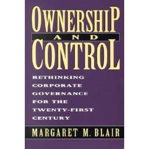  Ownership and Control **ISBN 9780815709473 