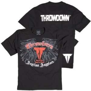    Throwdown New Wings Black T Shirt (SizeXL)
