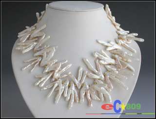 Rare 18 30mm white Chicken Foot baroque Freshwater cultured pearl 