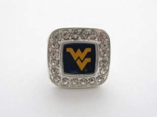 West Virginia Mountaineers Stretch Ring Jewelry WVU  