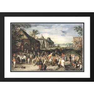  Brueghel, Jan the Elder 38x28 Framed and Double Matted St 
