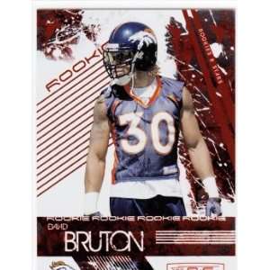  David Bruton Denver Broncos 2009 Donruss Rookies and Stars 