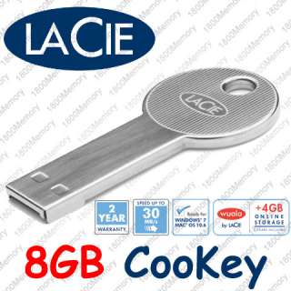LaCie 32GB CooKey USB Flash Drive SIP Key 30MB/s Mac PC  
