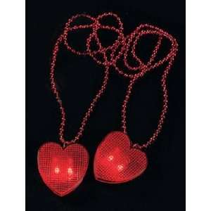  Blinking Heart Bead Necklace 
