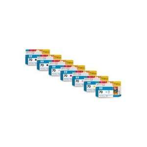    HP 70 Ink Cartridge, 130ml, Light Cyan   Sold as 1 EA   HP 70 ink 