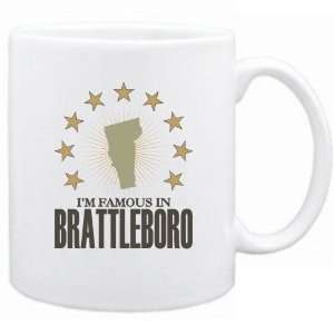 New  I Am Famous In Brattleboro  Vermont Mug Usa City 