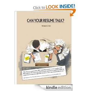 Can Your Resume Talk? Richard A. Hart  Kindle Store