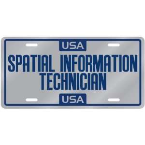  New  Usa Spatial Information Technician  License Plate 