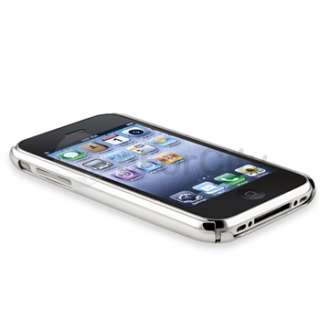   HARD SHELL Case Cover+MIRROR SCREEN PROTECTOR for iPHONE 3G 3GS  