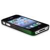 Black to Dark Green Case+PRIVACY FILTER for Sprint Verizon AT&T iPhone 