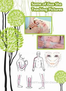 59 Natural Gua Sha Massage Tool Comma Shape Serpentine Jade Healing 