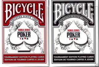 BICYCLE WSOP WORLD SERIES OF POKER PLAYING CARDS  