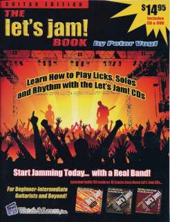 THE LETS JAM How to Play Guitar in a Band BOOK DVD +CD  
