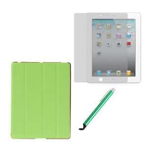   AD3 001 GN + LCD Screen Protector + Universal Green Stylus with Flat