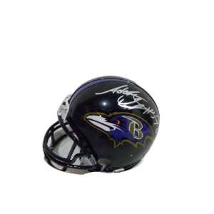  Adalius Thomas Autographed Baltimore Ravens Mini Helmet 
