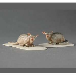   Porcelain Animals Wild Life Armadillo (Pair) #701