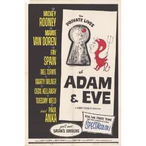   of Adam & Eve (1960) 27 x 40 Movie Poster Style A