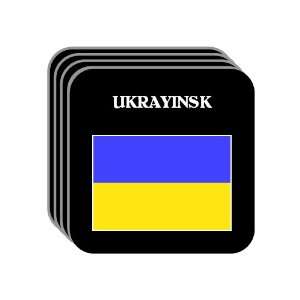  Ukraine   UKRAYINSK Set of 4 Mini Mousepad Coasters 