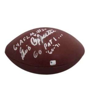  Gino Cappelletti Signed Ball   GLOBAL GAI Sports 