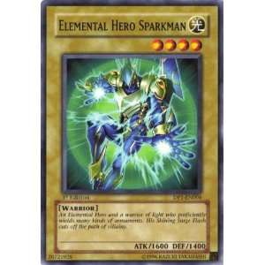 Elemental Hero Sparkman Yugioh DP1 EN004 Common Toys 
