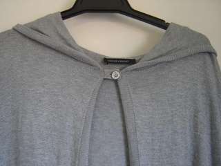 GINGER & SMART bamboo cashmere hooded cardi S  