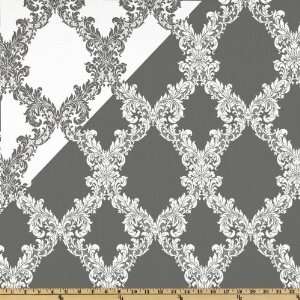  58 Wide World Wide Jacquard Foxtrot Pewter Fabric By The 