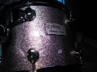 Mapex Saturn Silver Sparkle 4 piece Drum Set (Great Condition)  