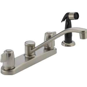 Peerless P226LF SS Classic Two Handle Kitchen Faucet, Stainless