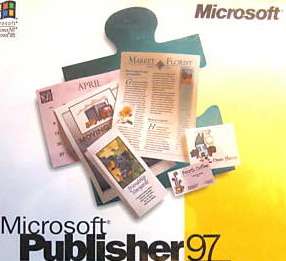 MS Publisher 97 PC CD easy creative desktop publishing  