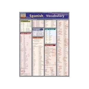 Spanish Vocabulary by BarCharts 0654614205506  Books