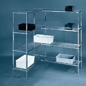 Adjustable four shelf starter unit; 72 x 18 x 72  