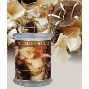   Vanilla Sandalwood Radiance Wooden Wick Village Candle