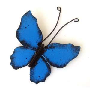  Butterfly Magnet   Blue   Tropical New