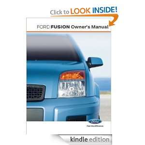 Ford Fusion Owners Manual (Europe) Ford of Europe  