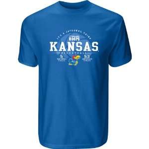  Step Ahead Kansas Jayhawks Mens T Shirt Medium Sports 