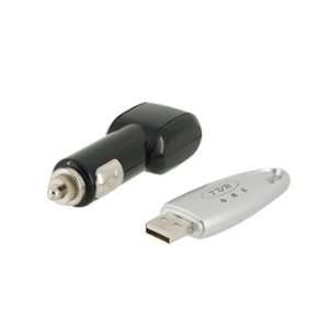   Portable USB Cigarette Lighter Car Burglar Alarm (Black) Electronics