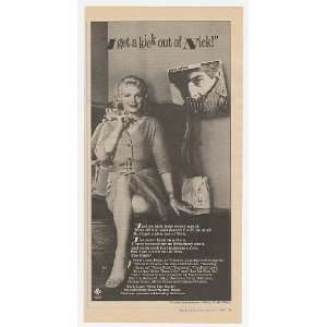  1982 Nick Lowe Nick The Knife Album Promo Print Ad (Music 