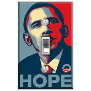 Barack Obama Hope Light Switch Cover