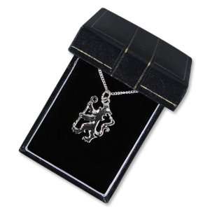 Chelsea Lion Silver Pendant & Chain 